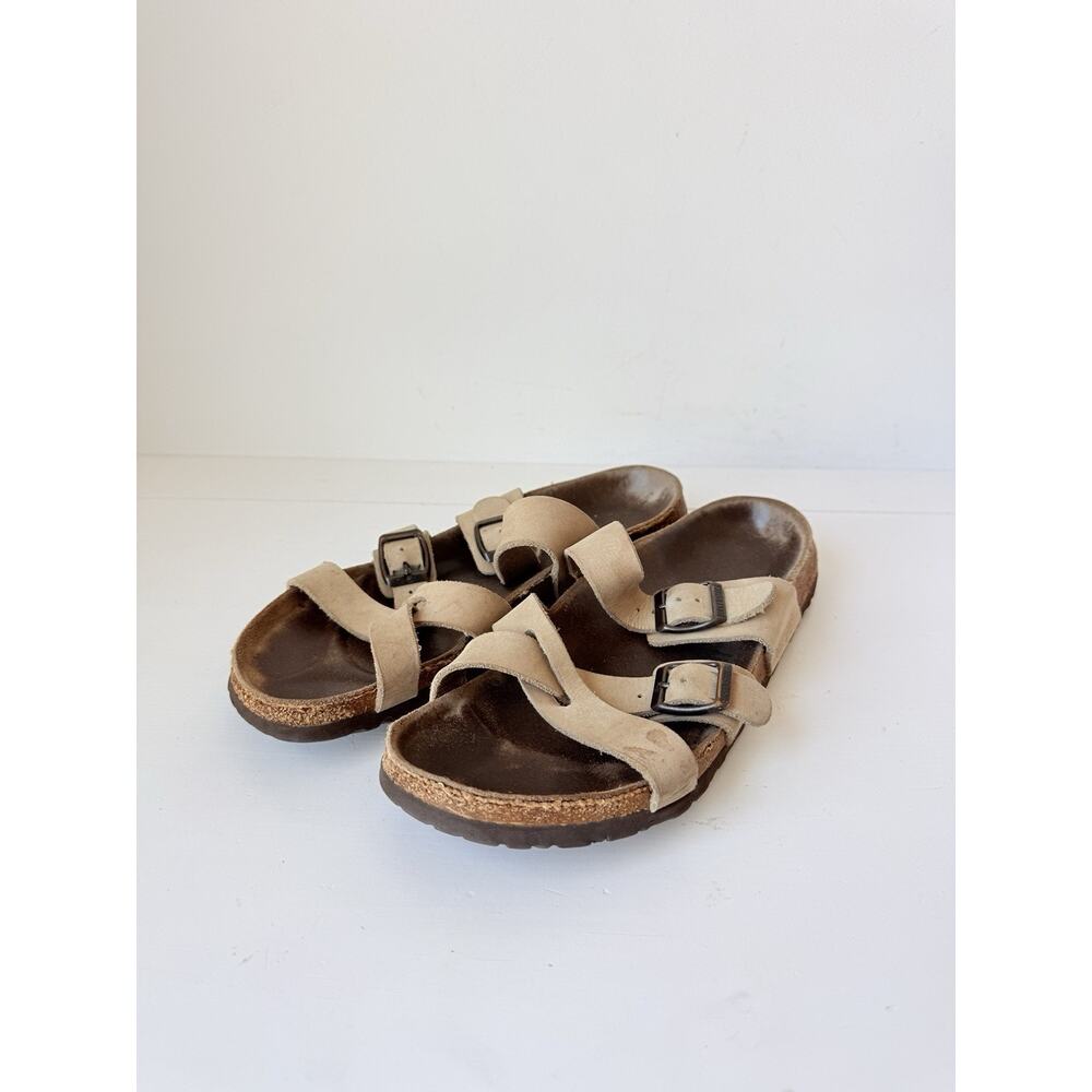BirkenstockTatami Sandals Women Size 39 US 8-8.5 Leather Slip On Casual Summer - Picture 3 of 7